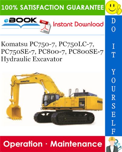 download KOMATSU PC750 7 PC800 7 able workshop manual