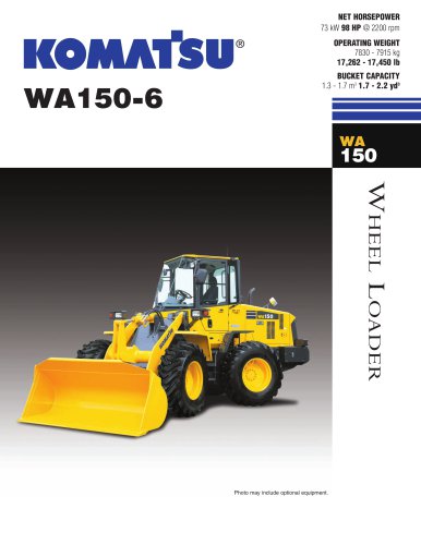 download KOMATSU WA150 6 Wheel Loader able workshop manual