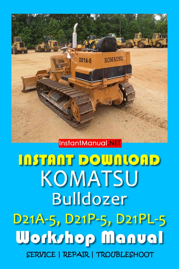 download Komatsu D31PLL 17 Bulldozer able workshop manual