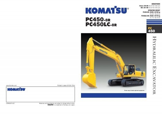 download Komatsu PC450 7 PC450LC 7 1 up able workshop manual