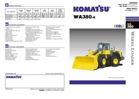 download Komatsu WA380 6H able workshop manual