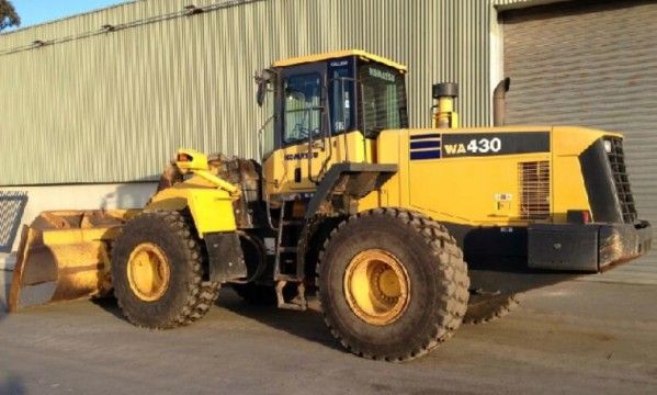 download Komatsu WA430 6 Wheel Loader SN A41001 up able workshop manual