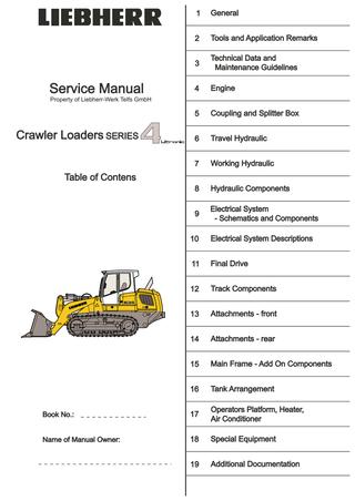 download Liebherr LR624 LR634 Crawler Loader 4 Litronic able workshop manual