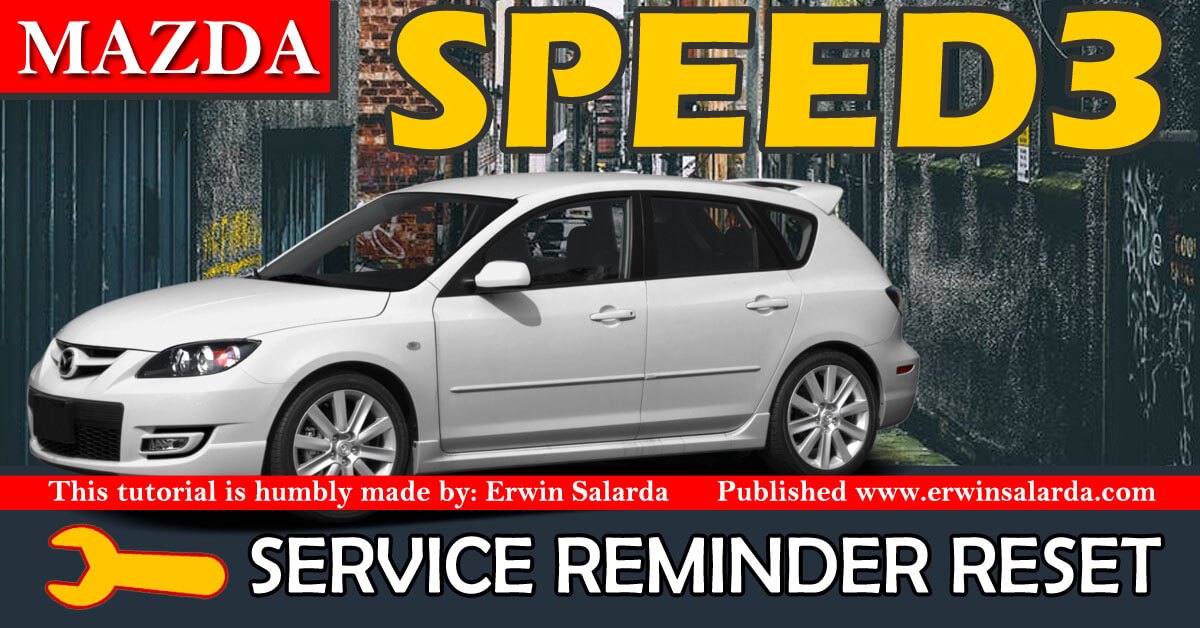 download MAZDA 3 SPEED 3 workshop manual