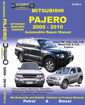 download MITSUBISHI MONTERO Sport workshop manual