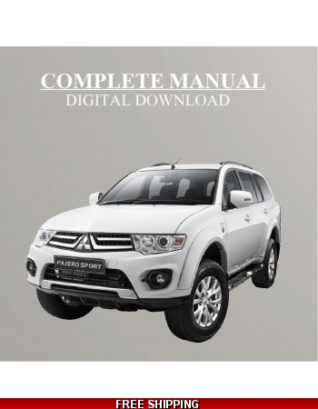 download MITSUBISHI MONTERO workshop manual