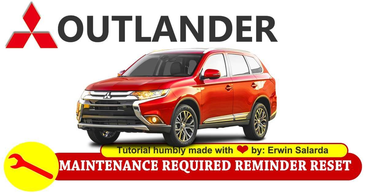 download MITSUBISHI Outlander Detailed workshop manual