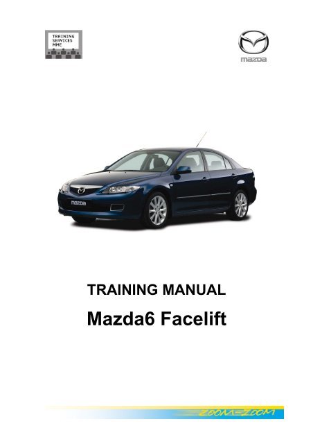 download Mazda 6 MAZDA6 Engine MZR CD RF TURBO workshop manual