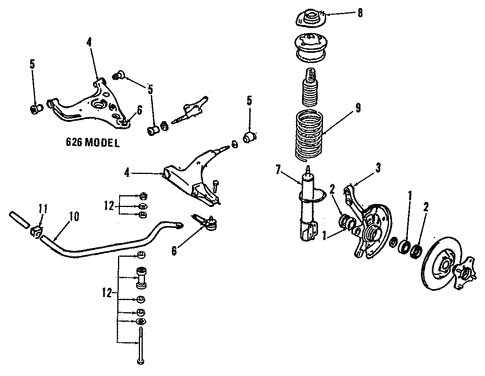 download Mazda 626 MX 6 workshop manual