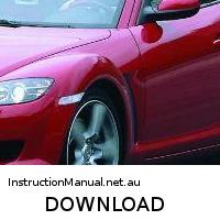 download Mazda RX8 03 08 workshop manual