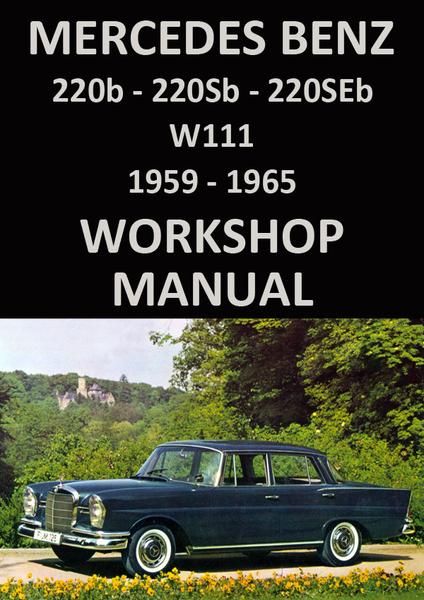 download Mercedes Benz W108 W113 Werkstatt Handbuch workshop manual