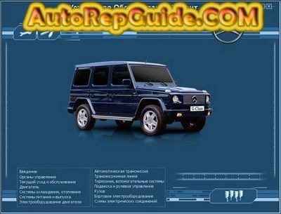 download Mercedes Benz W463 G Class workshop manual