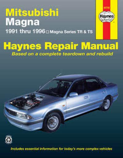 download Mitsubishi Magna TR TS able workshop manual