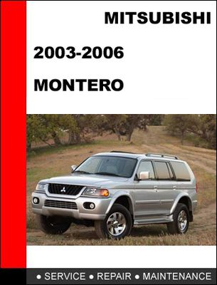 download Mitsubishi Montero Pajero Shogun workshop manual