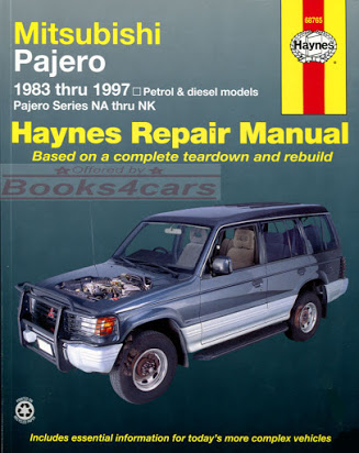 download Mitsubishi Montero Pajero Shogun workshop manual