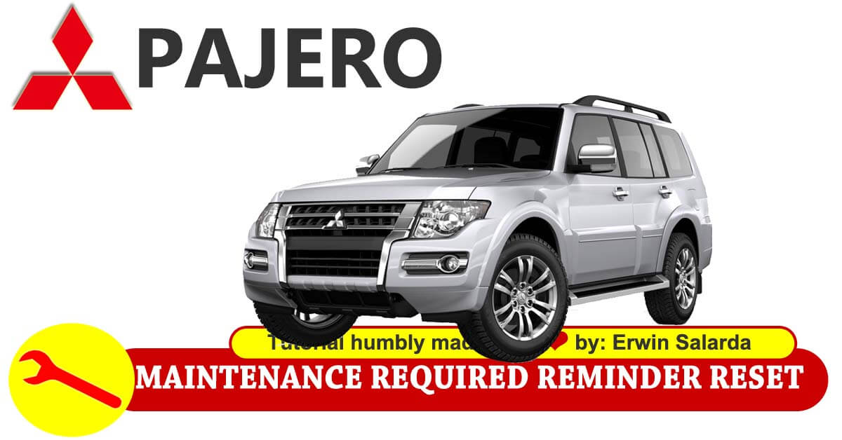 download Mitsubishi Montero Pajero workshop manual