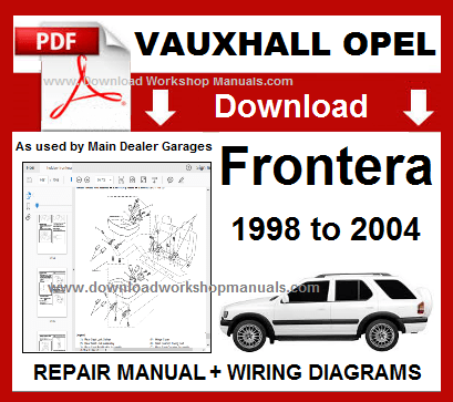 download OPEL FRONTERA RHD. RV workshop manual