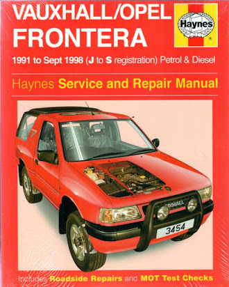 download Opel Frontera workshop manual