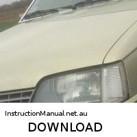 download OPEL SENATOR workshop manual