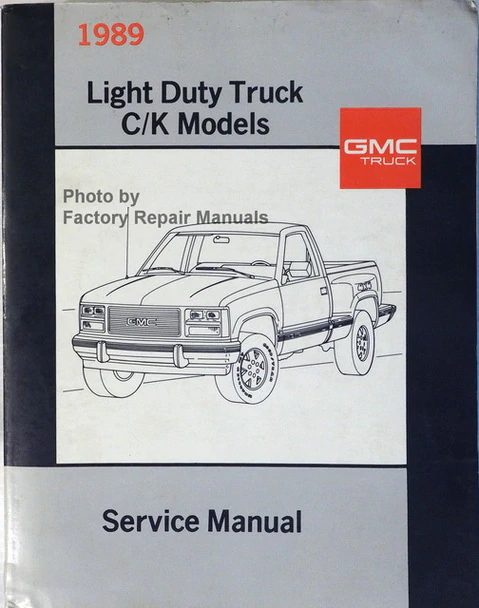 download PICKUP Truck C KModels workshop manual