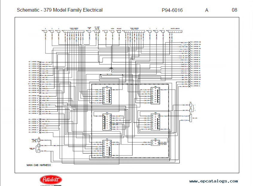 download Peterbilt Schematic 379 Family workshop manual