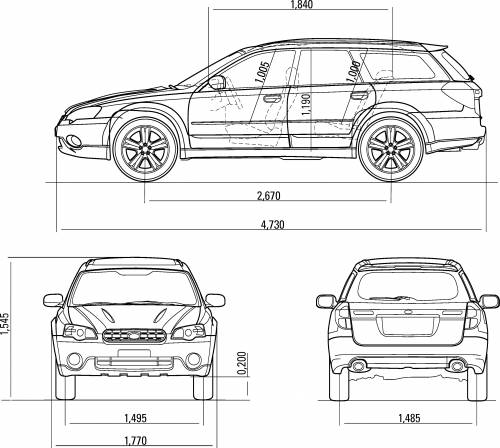 download SUBARU LEGACY OUTBACK workshop manual