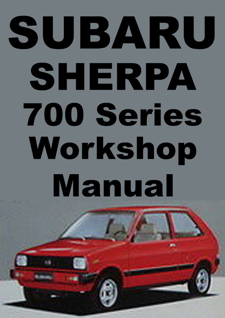 download SUBARU SHERPA 700 EK42 workshop manual