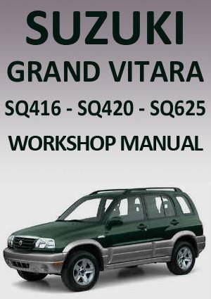 download SUZUKI GRand VITARA SQ416 420 625 DIAGR workshop manual