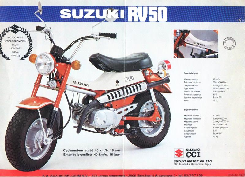 download SUZUKI RV50 Motorcycle able workshop manual