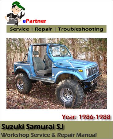 download SUZUKI SAMURAI workshop manual