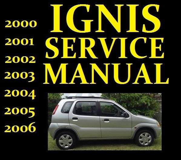 download Suzuki Ignis 1.3 1.5 mk1 RG 413 RG 415 manua workshop manual