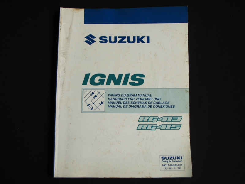 download Suzuki Ignis Rg413 Rg415 workshop manual