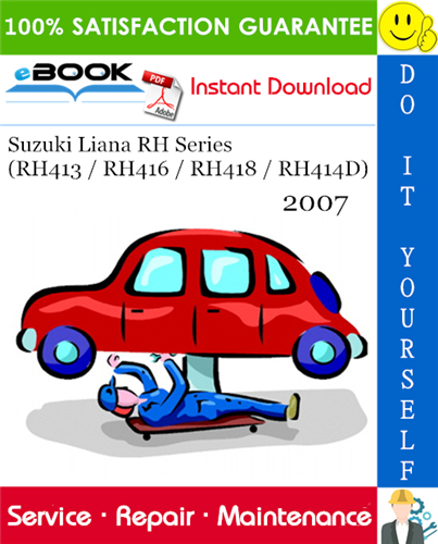 download Suzuki Liana RH Series workshop manual