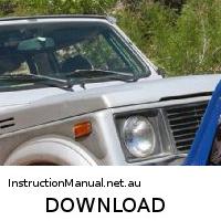 download Suzuki Samurai Sidekick Geo Tracker Models workshop manual