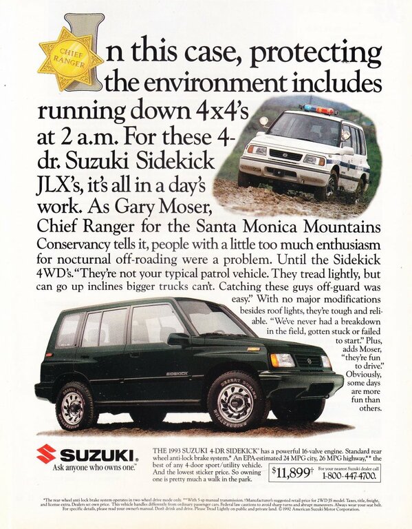 download Suzuki Sidekick able workshop manual