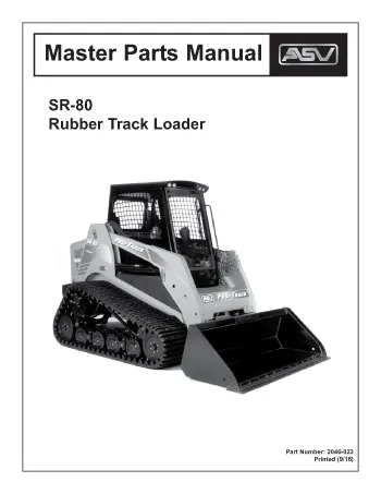 download TEREX SR 70 SR 80 RUBBER TRACK Loader able workshop manual