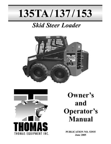 download Thomas 250 Loader able workshop manual