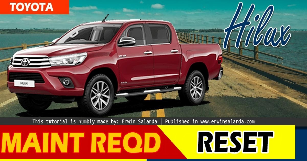 download Toyota Hilux workshop manual