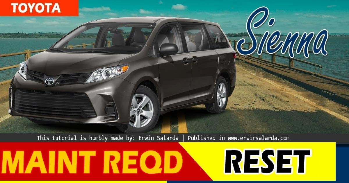 download Toyota Sienna workshop manual